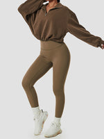 Sustainable Oversized Half Zip Sweatshirt