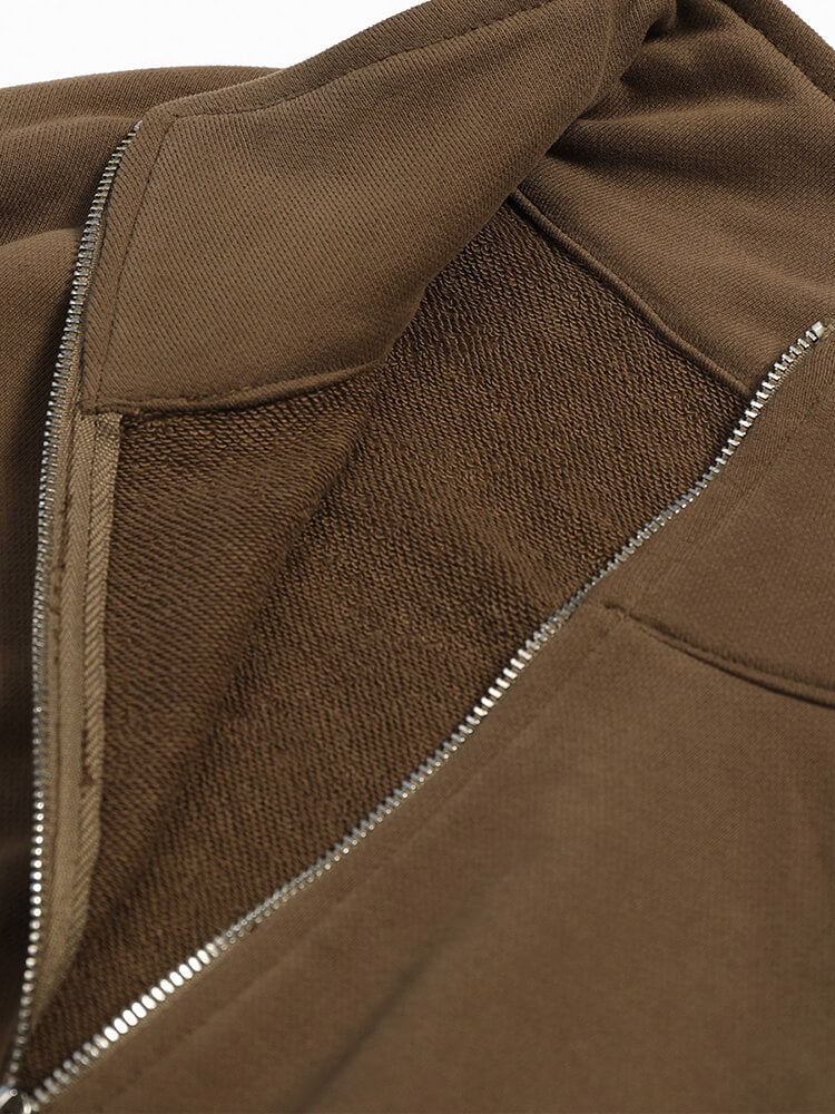 Sustainable Oversized Half Zip Sweatshirt